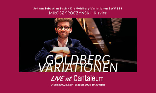 Cantaleum Live: J. S. Bach &ndash; Goldberg-Variationen, Milosz Sroczynski