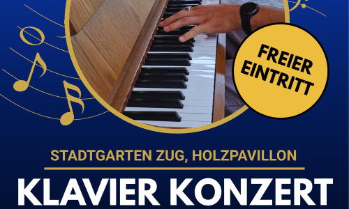 Klavier-Konzert im Stadtgarten Zug