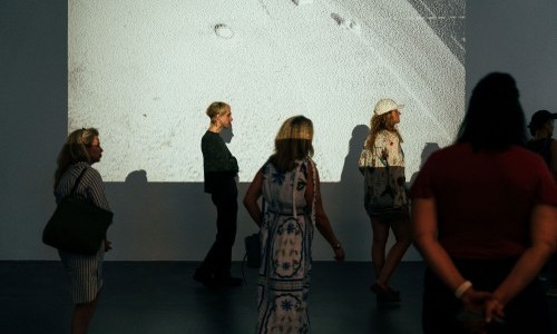 Rundgang durch die Ausstellung von Kaarel Kurismaa mit Margit S&auml;de