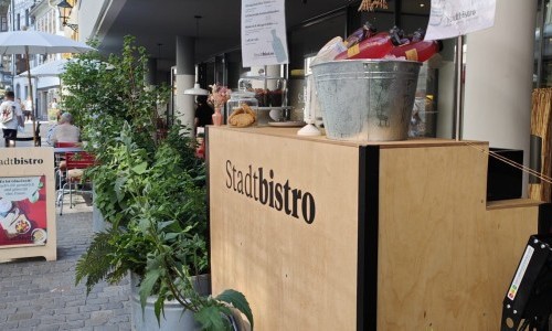 Pause im Stadtbistro