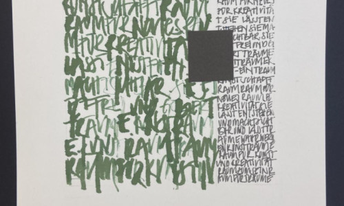 Schriftbilder-Bilderschrift