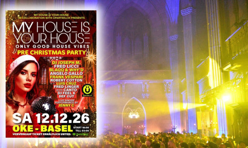 MY HOUSE IS YOUR HOUSE - Pre Christmas Party