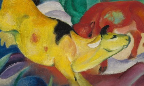 &Uuml;ber die Welt hinaus. Der blaue Reiter