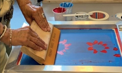 Siebdruck und textiles Upcycling