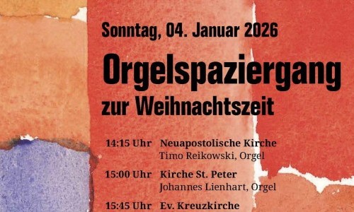 toccatawil Orgelspaziergang zur Weihnachtszeit – Konzert I