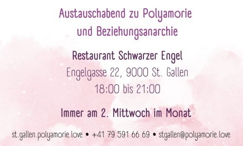 Austauschabend zu Polyamorie und Beziehungsanarchie