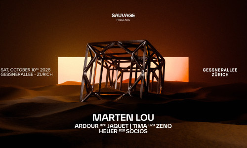 Sauvage pres: Marten Lou at Gessnerallee