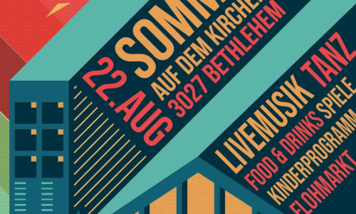 Sommerfest auf dem Kirchenplatz