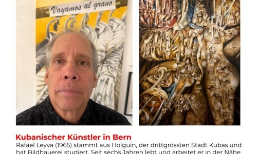 Kubanischer Künstler in Bern