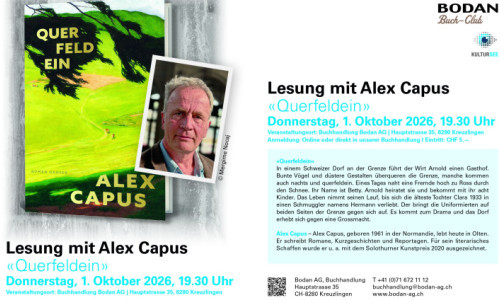 Lesung mit Alex Capus - Querfeldein