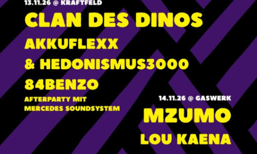 808 Festival, Clan des Dinos, Akkuflexx & Hedonismus3000, benzo84, Mercedes Soundystem