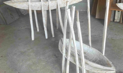 AKKU KUNSTKISTE USTER - Adrian K&uuml;enzi, D&uuml;rnten - "Schiffsskelett"