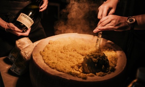 Legend&auml;res Risotto aus dem Parmesan