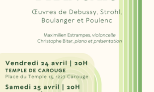 Un dialogue fran&ccedil;ais - Duo Violoncelle et Piano