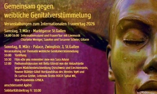 Weibliche Genitalverst&uuml;mmelung - Internationaler Frauentag