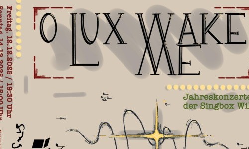 Jahreskonzerte der Singbox Wil: O lux – wake me!