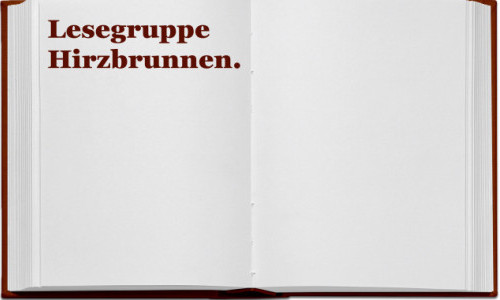 Lesegruppe in der Bibliothek Hirzbrunnen