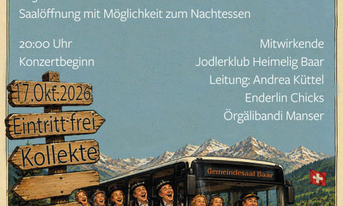 Herbstkonzert des Jodlerklub Heimelig Baar