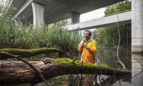 Dr. L&uuml;di-Show, Dr. L&uuml;di singt zur Maschine