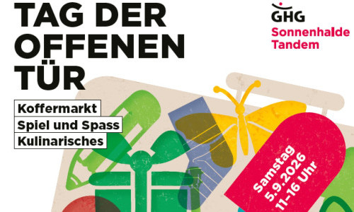 Tag der offenen T&uuml;r mit Koffermarkt in der GHG Sonnenhalde Tandem