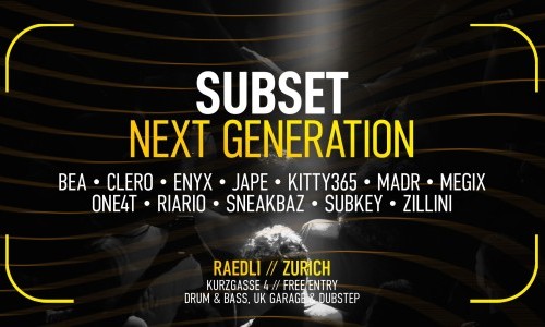 SUBSET: Next Generation (free entry)