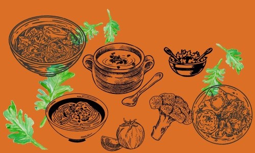 Gemeinde-Essen mit Gefl&uuml;chteten