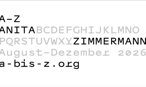 Projekt A - Z "Carte blanche f&uuml;r Anita Zimmermann"