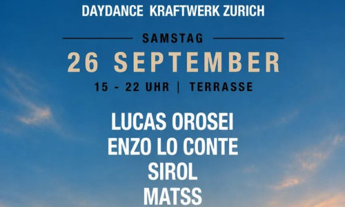 OPEN AIR DAYDANCE KRAFTWERK ZURICH